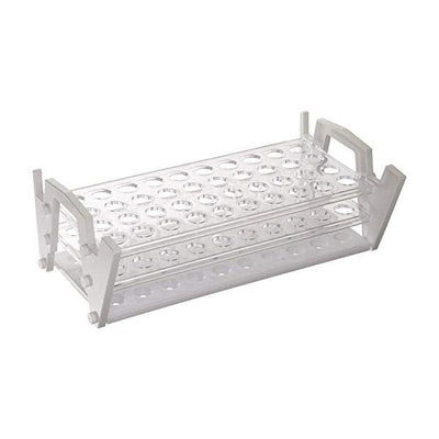 1510. GRADILLA P/40 TUBOS 15-16MM INCLINABLE POLICARBONATO - NALGENE