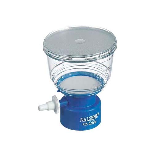 13816. FILTRO PARTE SUPERIOR DE FRASCO ESTERIL 150ML, 45MM, MEMBRANA POLIETERSULFONA 50MM, 0.2UM NALGENE