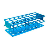 13821. GRADILLA P/24 TUBOS 30MM DE PLASTICO ACETALICO AZUL UNWIRE, AUTOCLAVABLE - NALGENE