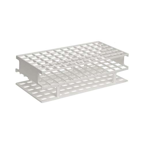 13825. GRADILLA P/36 TUBOS DE 13MM PLASTICO ACETALICO BLANCO RESMER, AUTOCLAVABLE - NALGENE