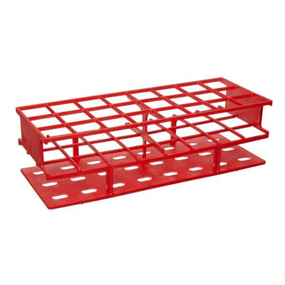 1488. GRADILLA P/72 TUBOS 13MM POLIPROPILENO ROJO - NALGENE