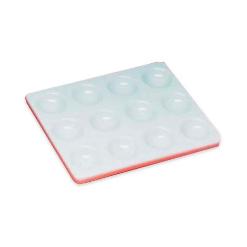14286. PLACA DE PORCELANA 3 CAVIDADES 31X92MM - COORS