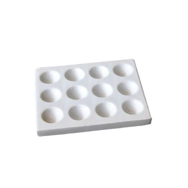 3139. PLACA DE PORCELANA 12 CAVIDADES 91X118MM - COORS