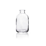 11604. FRASCO DE VIDRIO CLARO 200ML REDONDO P/SUERO, DISEÑADO P/SELLO DE ALUMINIO ENGARZADO (NO INCLUIDO) PAQUETE C/2 PIEZAS  - KIMAX