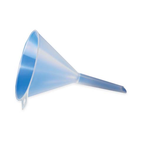 16208. EMBUDO DE POLIPROPILENO 150MM TALLO CORTO PAQUETE C/3 PIEZAS - CORNING