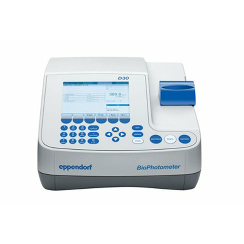 6158. BIOFOTOMETRO MOD. D3 C/LAMPARA DE XENON Y LONGITUDES DE ONDAS FIJAS COMPATIBLE C/CELULAS DE MEDICION DE SEMI-MICROVOLUMENES Y MICROVOLUMENES ESTANDAR - EPPENDORF