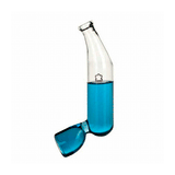 24705. MATRAZ DE VIDRIO P/EXTRACCION DE GRASAS MOJONNIER 25ML C/ABERTURA LABRADA Y LABIO VERTIDO, 80X192MM KONTES