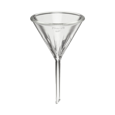 50057. EMBUDO ESTRIADO DE VIDRIO - PYREX