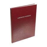 1617. CUADERNO DE LABORATORIO, PAPEL LINEAL C/CUBIERTA COLOR BORGOÑA 21.6 X 27.9CM C/100 HOJAS NALGENE