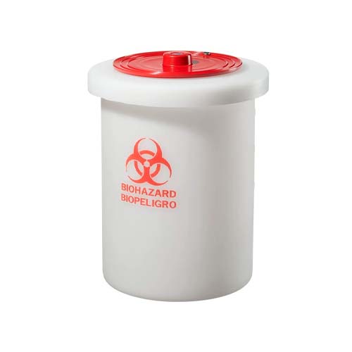 13840. CONTENEDOR DE POLIPROPILENO P/RESIDUOS BIOPELIGROSOS 19LT (5GAL) NO ESTERIL - NALGENE