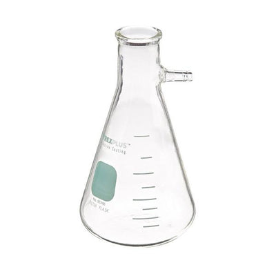 1249. MATRAZ FILTRACION DE VIDRIO KITAZATO 4LT, PARED GRUESA CUBIERTA PROTECTORA PLUS - PYREX