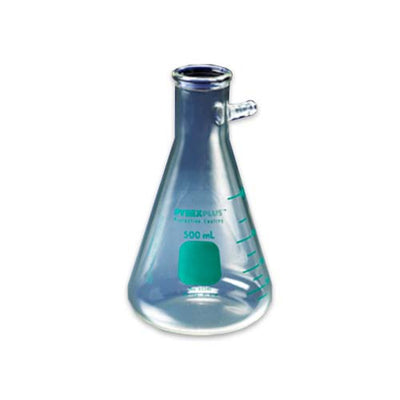 14175. MATRAZ FILTRACION DE VIDRIO KITAZATO 500ML PARED GRUESA CUBIERTA PROTECTORA -  PYREXPLUS