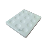 26362. PLACA DE PORCELANA 12 CAVIDADES 91X115MM COORS