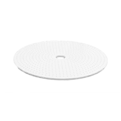 26370. PLACA DE PORCELANA P/DESECADOR 240MM, PERFORACIONES DE 5MM COORS