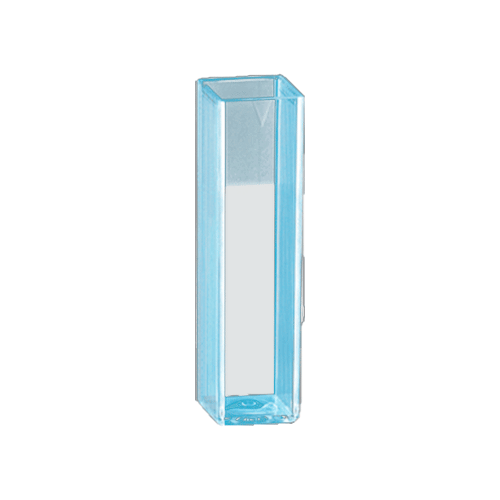 25481. CELDA DE POLIESTIRENO TRANSPARENTE 4.2ML, 12X45MM, 2 LADOS OPTICOS  PAQUETE C/100 PIEZAS  SARSTEDT