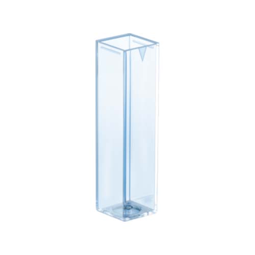 12753.CUBETA DE ACRILICO 45MM, 4 LADOS OPTICOS 4ML CAJA C/100 PIEZAS - SARSTEDT