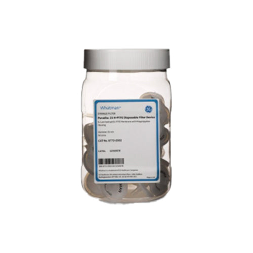 7002. FILTRO JERINGA PTFE-HIDROFILICO 25MM, 0.45UM NO ESTERIL PURADISC C/200 WHATMAN