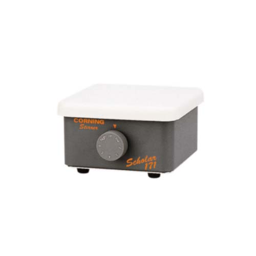 14127. PARRILLA (PLACA) DE AGITACION MAGNETICA ESCOLAR MOD. PC171 5X5PULG 1600RPM 120V 60HZ - CORNING