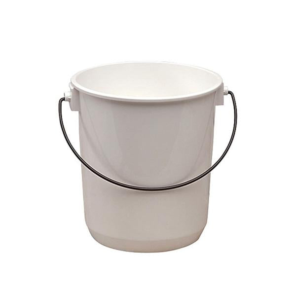 1445. CUBETA DE POLIPROPILENO BLANCO 7.6LT GRADUADA C/ASA DE ALAMBRE - NALGENE