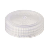 13855. TAPON DE ROSCA DE POLIPROPILENO CLARO 53MM P/FRASCO BOCA ANCHA Y ANGOSTA CAJA C/12 PIEZAS - NALGENE