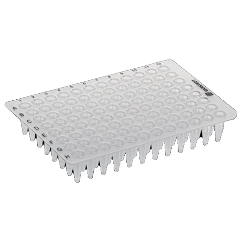 25484. MICROPLACA PCR 96 POZOS 200UL DE POLIPROPILENO TRANSPARENTE PERFIL ALTO, SIN FALDON PCR PERFORMANCE TESTED PAQUETE C/50 PIEZAS SARSTEDT