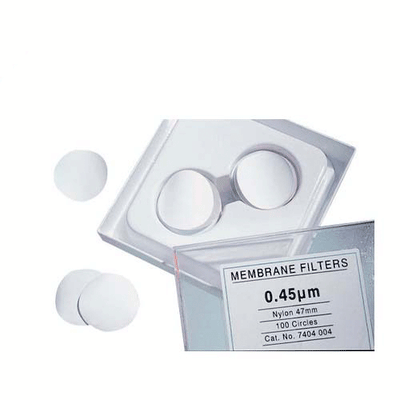 3533. MEMBRANA FILTRANTE NYLON 25MM, 0.45UM NO ESTERIL C/100 WHATMAN