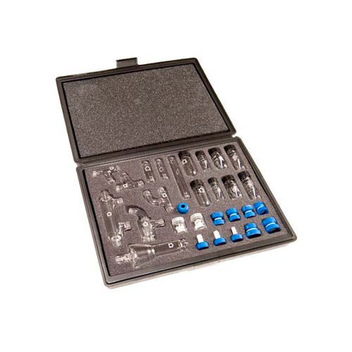 21322. SET KEM-KIT QUIMICA ORGANICA-INVESTIGACION A MICROESCALA, ROSCA ESTANDAR - KONTES