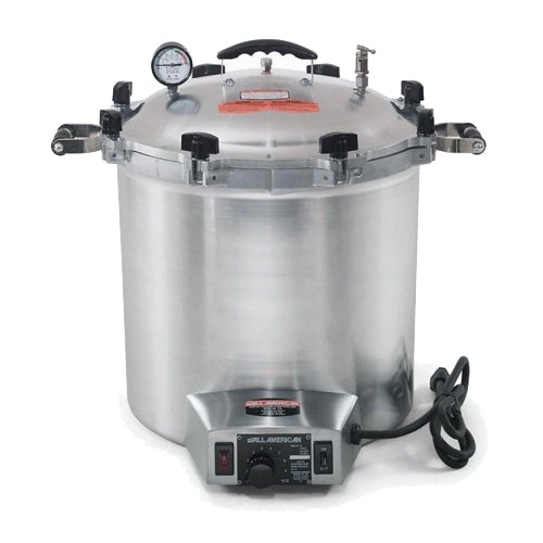 4690. AUTOCLAVE (ESTERILIZADOR) 39LT DE ALUMINIO 120V, 50/60HZ - ALL AMERICAN