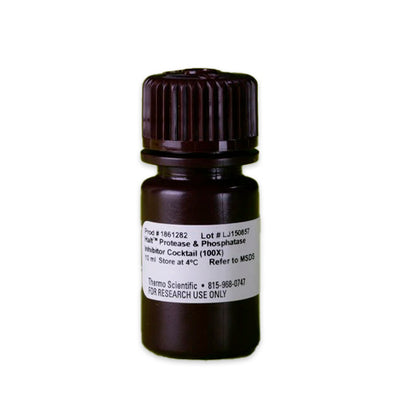53322. PROTEASE AND PHOSPHATASE INHIBITOR COCKTAIL EDTA-FREE (100X) HALT 10ML -  PIERCE