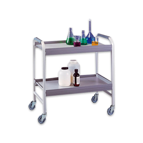 8622. CARRO DE LABORATORIO C/2 ESTANTES ABIERTOS C/EXTRUSIONES DE PVC RIGIDO, - LABCONCO