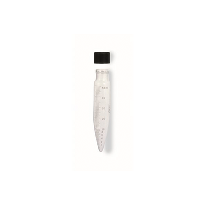 2715. TUBO P/CENTRIFUGA 50ML DE VIDRIO GRADUADO CONICO C/TAPA DE ROSCA - PYREX