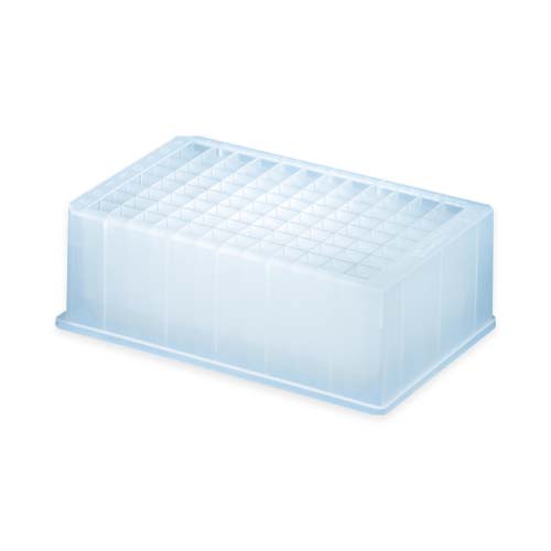 16769. MEGABLOCK 96 POCILLOS 2.2ML, EVA TRANSPARENTE - SARSTEDT
