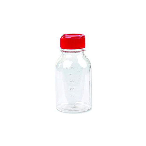 3334. FRASCO POLIESTIRENO 250ML P/ALMACENAMIENTO C/TAPA 45MM, ESTERIL C/12 - COSTAR