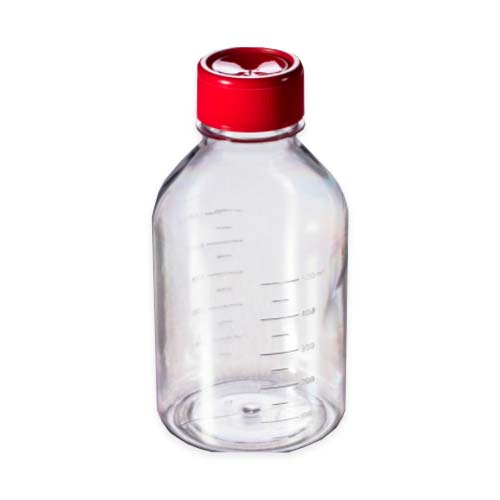 16217. FRASCO POLIESTIRENO 500ML P/ALMACENAMIENTO 500ML C/TAPA 45MM, ESTERIL PAQUETE C/5 PIEZAS - CORNING