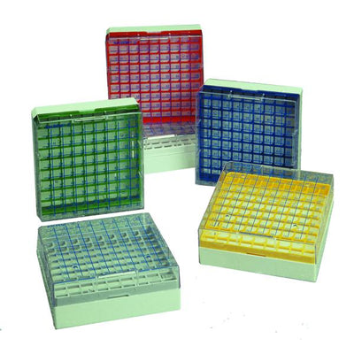 1627. CAJA DE CRIOCONSERVACION DE POLICARBONATO P/81 VIALES 1.2/2ML - NALGENE