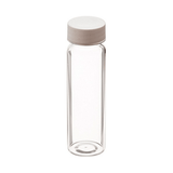 26112. VIAL VIDRIO CLARO 40ML C/TAPA DE POLIPROPILENO BLANCO 24-400MM REVESTIDA DE TEFLON, CLASE 2 PRELIMPIO Y CERTIFICADO CAJA C/100 PIEZAS FINNERAN