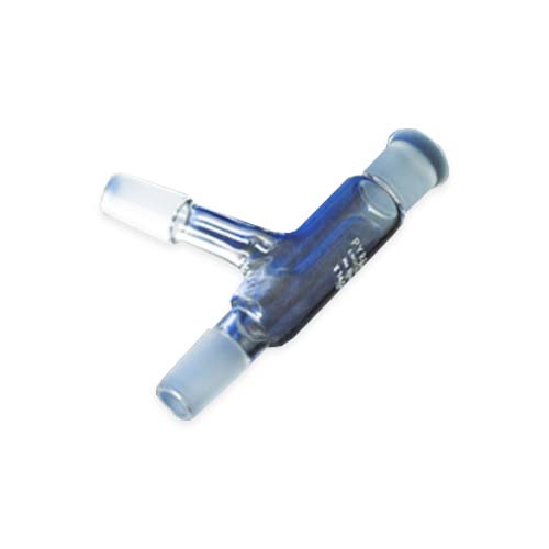 10782. TUBO DE VIDRIO ADAPTADOR 75 GRADOS 3 VIAS JUNTA 24/40  - PYREX