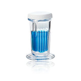 10929. CAJA DE TINCION COPLIN VIDRIO P/5 PORTAS C/TAPA PLASTICA - WHEATON