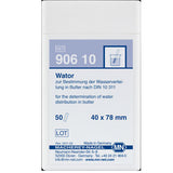 52803. PAPEL DE PRUEBA CUALITATIVA WATOR P/DETERMINACION DE AGUA EN MANTEQUILLA C/50 TIRAS MACHEREY-NAGEL