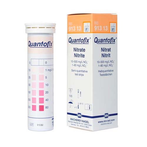 52814. PAPEL QUANTOFIX SEMICUANTITATIVO P/DETERMINACION DE NITRATO/NITRITO C/100 TIRAS  - MACHEREY-NAGEL