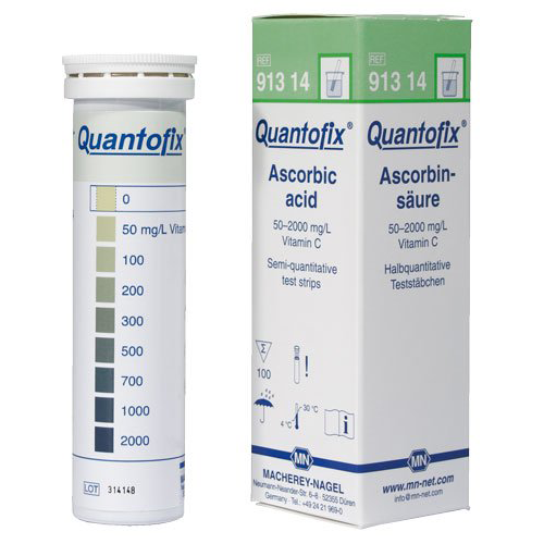 5677. PAPEL QUANTOFIX SEMICUANTITATIVO P/DETERMINACION DE ACIDO ASCORBICO C/100 TIRAS - MACHEREY-NAGEL