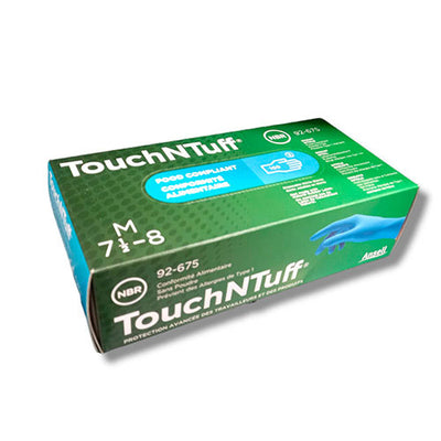 51002.  GUANTES DE NITRILO AZUL DESECHABLES TALLA S/M/L TOUCHNTUFF - ANSELL