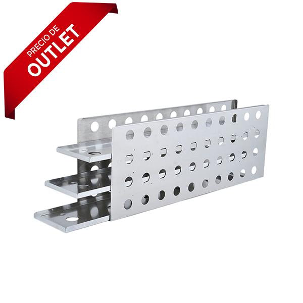 4. RACK P/25 CAJAS 2PULG DESLIZANTES COLOR PLATA 14X30.2X66.8CM P/ULTRACONGELADOR DE LA LINEA TSU Y FORMA 88000 REVCO-THERMO SCIENTIFIC