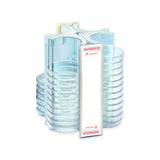 16805. SISTEMA DE TRANSPORTE P/52 PLACAS PETRI DE POLICARBONATO NATURAL 92MMX240MM DISHRACK - SARSTEDT