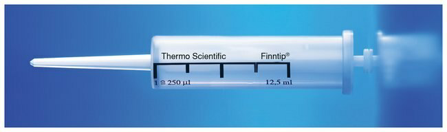 6213. PUNTAS 1250UL CLARAS NO ESTERIL P/PIPETA REPETIDORA C/100 PIEZAS FINNTIP THERMO SCIENTIFIC