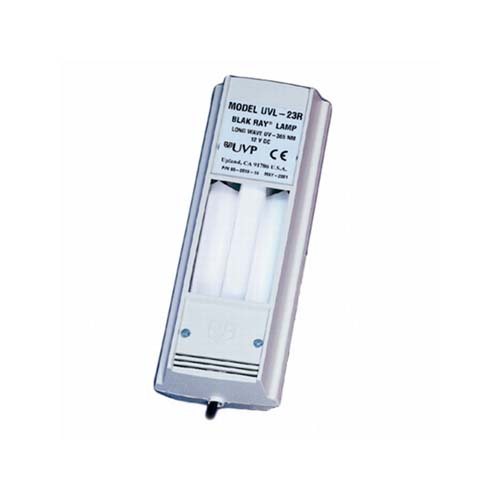 16863. LAMPARA UV COMPACTA MOD. UVL-23R, ONDA LARGA 365NM LUZ NEGRA 115V UVP
