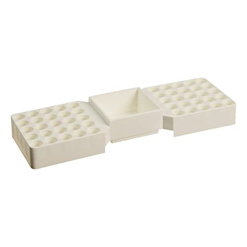 3214. GRADILLA P/50 VIALES 12MM, POLIPROPILENO BLANCO - FINNERAN