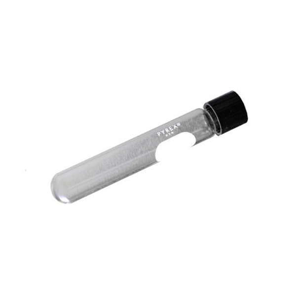 2818. TUBO DE CULTIVO DE VIDRIO 18X180MM REUSABLE S/LABIO PAQUETE C/10 PIEZAS PYREX