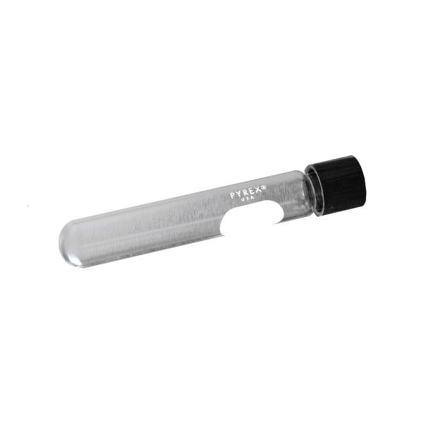 1150. TUBO DE CULTIVO DE VIDRIO REUSABLE 16X150MM C/TAPON DE ROSCA LINER TEFLON PAQUETE C/10 PIEZAS- PYREX