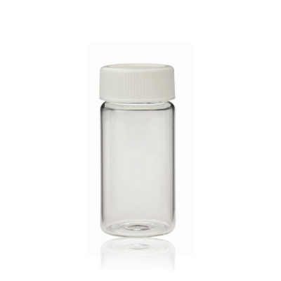 51605. VIAL VIDRIO CLARO 20ML, 28X61MM P/CENTELLEO LIQUIDO C/TAPA UREA Y REVESTIMIENTO METALICO CAJA C/10 PIEZAS  - WHEATON